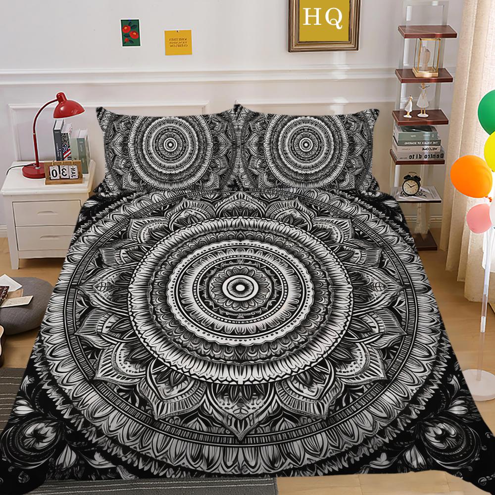 Домашние комплекты постельного белья, наволочка из микрофибры с принтом, пододеяльники для подростков, мужской двойной размер, домашний текстиль высокого ранга