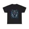 Дизайнерская футболка Streetwear для взрослых - Футболка Готический Змей Темное Фэнтези Маска Они Японская