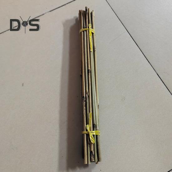 20 шт. бамбуковых опор для растений, многоразовые садовые опоры, натуральные бамбуковые палочки, опорные столбы для орхидей, томатов, овощей, вьющихся растений