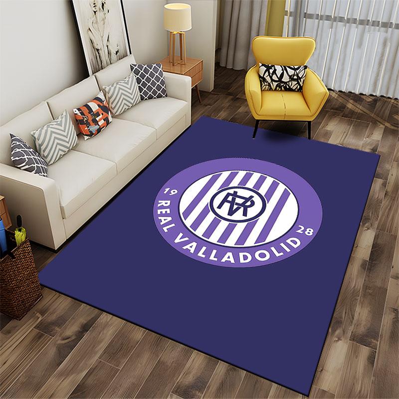 Purple Real Valladolid Logo Carpet suitable as a non-slip mat for the living room or bedroom sofa