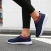 Women's Ultra Light Walking Shoes Fashion Fly Woven Mesh Breathable Sneakers Outdoor Casual Fashionable Soft Women's Flat Shoes
