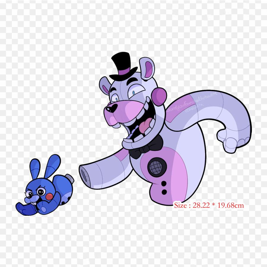 Fnaf Sister Location Funtime Freddy Fanart Five Nights At Freddy's S Iron-on Transfers For Clothing Tshirt Bag Heat Transfer Stickers Iron On Patches