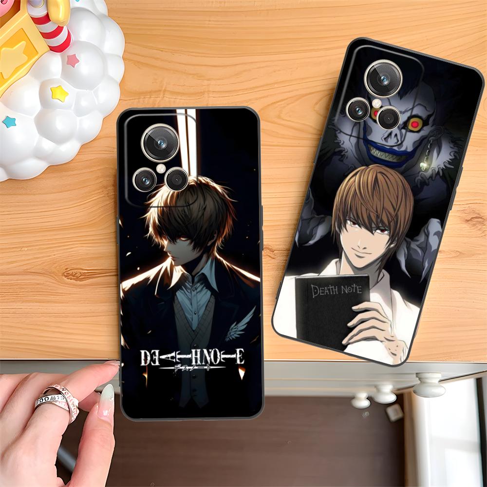 Death Note Kira Light Matte TPU Mobile Phone Case for Realme GT 8 Neo Pro C75 73 71 C67 65 C55 53 C35 31 C20 15 Colorful Cover