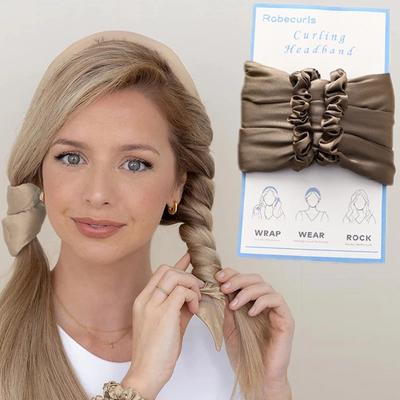 Щипцы для завивки волос Гибкий стержень для завивки волос Ленивый сон Бестермальная щипцы для завивки волос Повязка на голову Wave Former Волшебная волна Щипцы для завивки волос Инструмент для изготовления бигуди