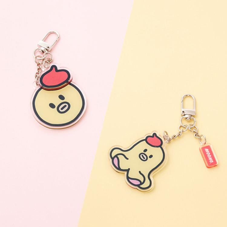 Двусторонний акриловый брелок MOONO (BIG) аксессуары