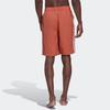 adidas Оригинальные шорты Adicolor с тремя полосками и цветными блоками, прямые повседневные шорты для мужчин, оранжевые HK7388