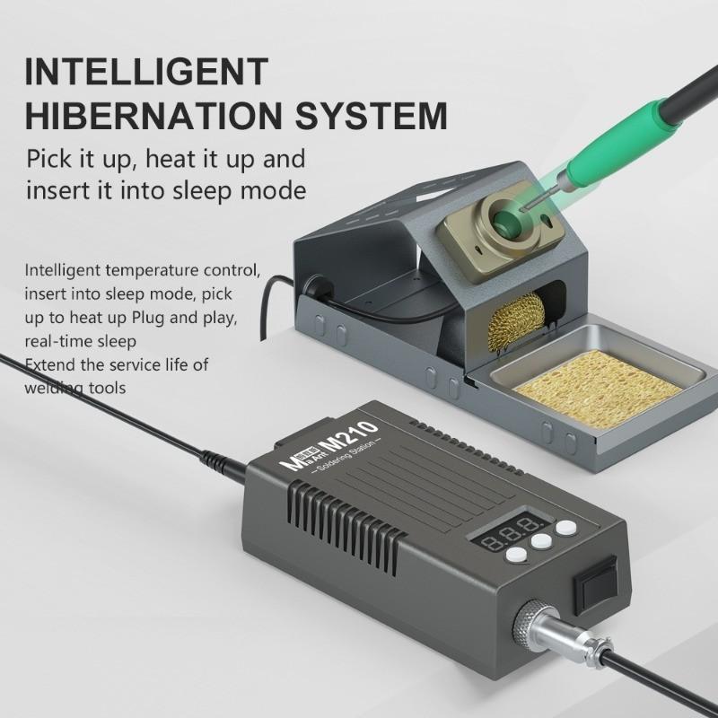 M210 Прецизионная Портативная Сварочная Станция Маленькая Умная Паяльная Станция Мобильный Телефон PCB IC Ремонт Сварочные Инструменты
