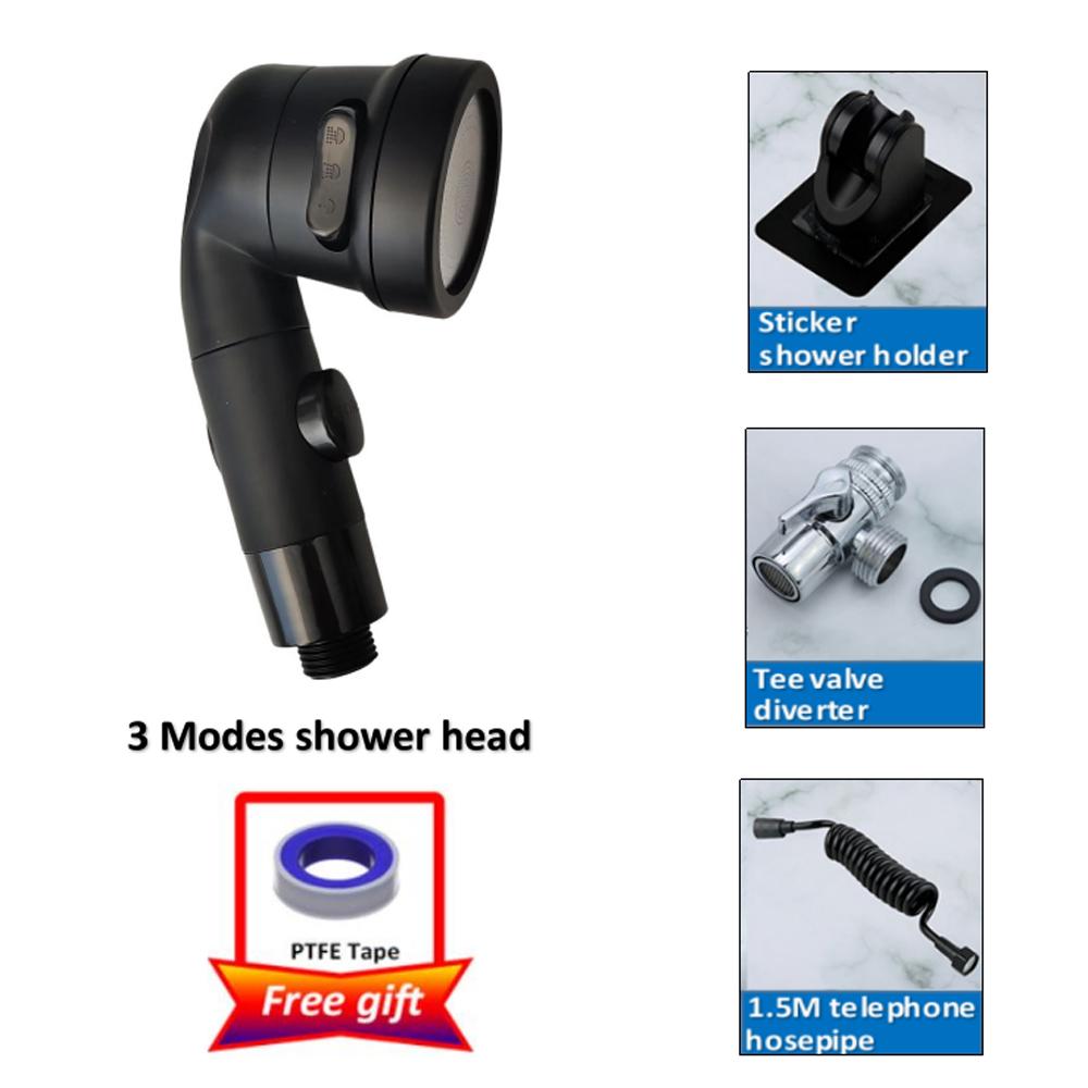 Faucet External Shower Head Bathroom Kitchen Faucet Splitter Set Basin Tap Diverter Valve Shower Nozzle Set for Salon
