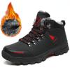 Men's Winter PU Shoes Warm High-top Men Winter Shoes Big Size39-47