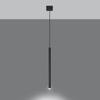 Lampa Wisząca Pastelo 1 G9 Czarny Sollux Sl.0469