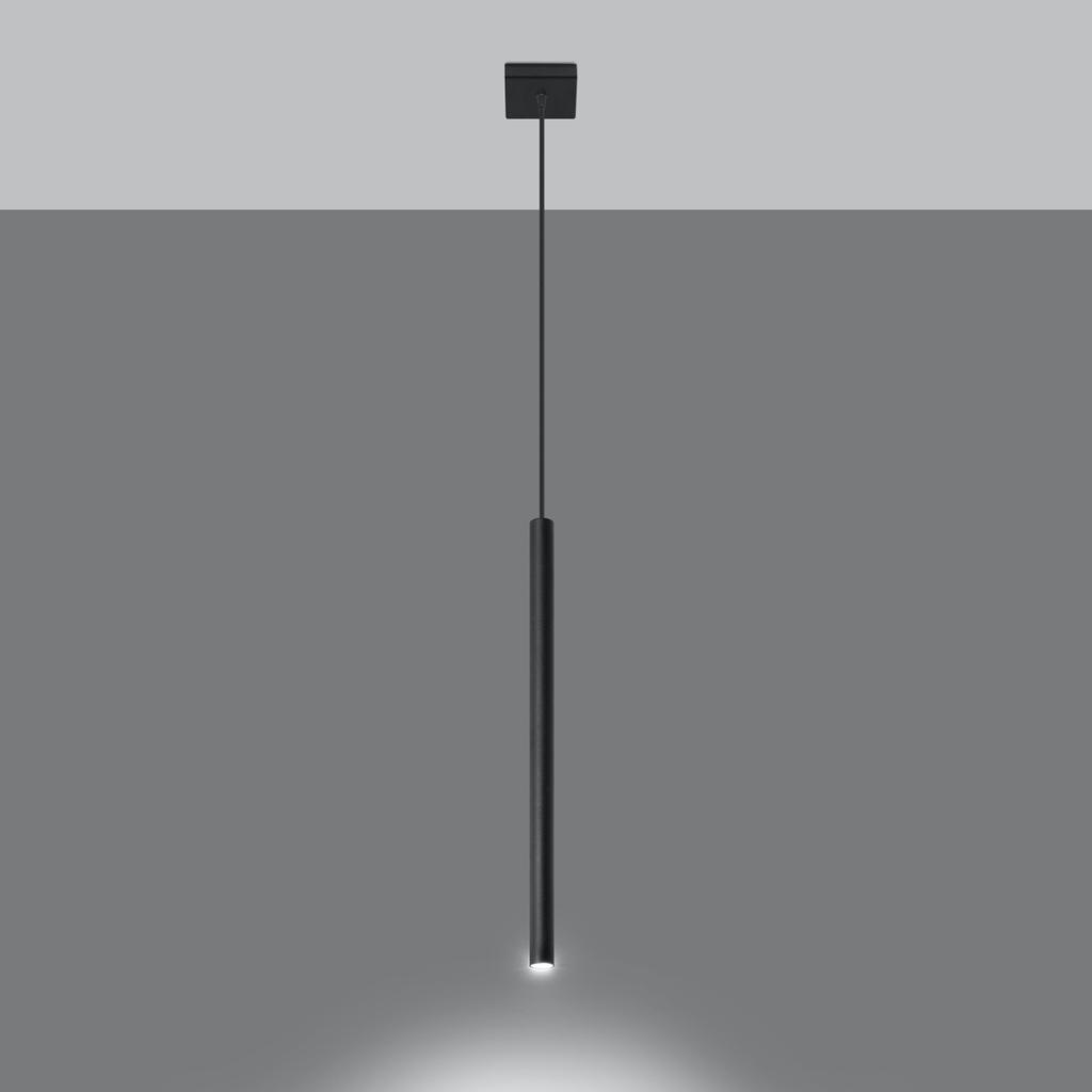 Lampa Wisząca Pastelo 1 G9 Czarny Sollux Sl.0469