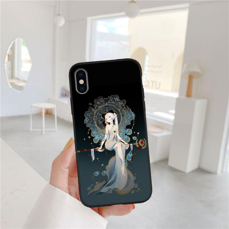 LO42 F-Frieren Мягкий чехол для телефона Samsung Galaxy S20 S21 S22 Ultra FE + Plus A21S A22 A24 A25 A26 A30 A30S A31