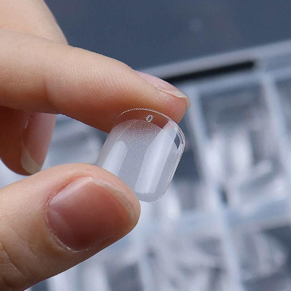 240 шт./кор. XXS гелевые типсы для ногтей, очень короткие, для наращивания ногтей, прочные, накладные типсы, маленькая ногтевая пластина