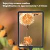Перезаряжаемая лупа с функцией громкой связи и подсветкой, гибкая конструкция на гибкой стойке, большая зона обзора, лупа для чтения для пожилых людей