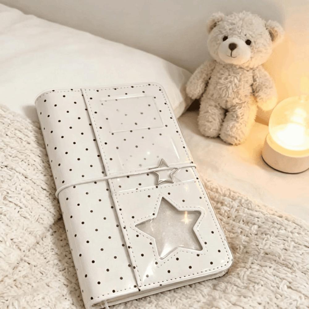 Cloth Binder Hand Account Cover Shell Polka Dot DIY Scrapbook Cover Shell Gift