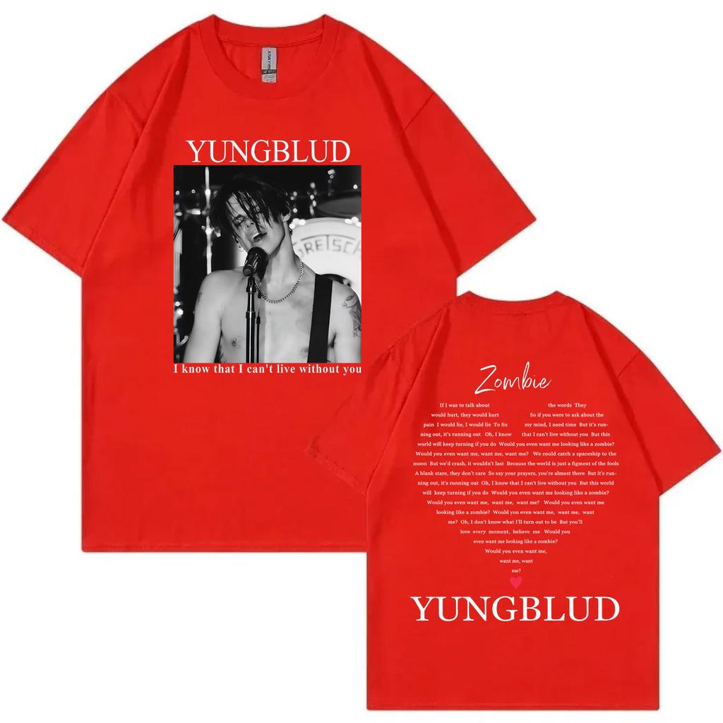 Singer Yungblud Concert Merch Tshirt Men Women Clothing High Quality Fashion Tshirts Summer Casual Cotton Short Sleeve T Shirt