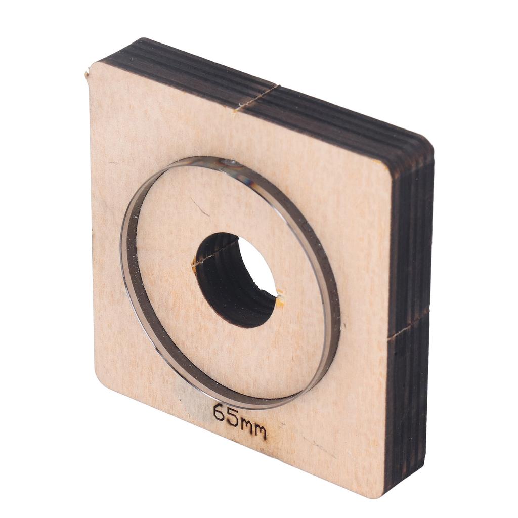Форма для круглой резки диаметром 65 мм, круглое кольцо, металлическая штамповочная форма с деревянной доской