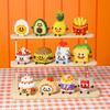Веселые микрочастичные строительные блоки Happy Eat and Play Series Яркий авокадо ананас детские развивающие игрушки для сборки