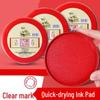Signet Self-Inking Quick-Dry Red Ink Pad for Handprints & Stamping - Large/Medium
