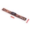 Men Women  Alloy Buckle Wide Cuff Bracelet Wrap Bangle Leather Wristband Punk Snap Bracelet