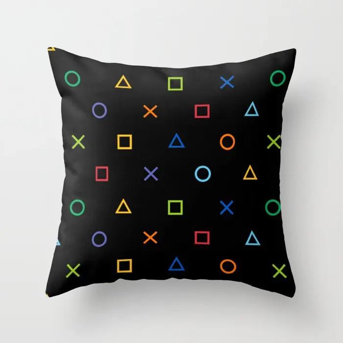 Home Decor Cushion Covers Video Game Vintage Pillow Sofa Bed Seat Gaming Fan Cushions