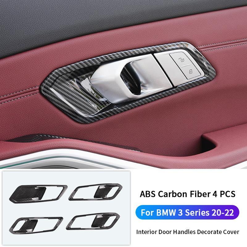 Для BMW 3 серии G20 19-22 цвет углеродного волокна, центральная панель переключения передач, декоративная крышка, панель рычага переключения передач, отделка