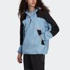 adidas Originals Trefoil Color-Block Свободная куртка с капюшоном Мужская верхняя одежда Небесно-голубой H09103