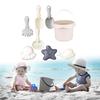 Beach Toy Outdoor Sand Play Bucket Toy with Shovel Rake Garden Backyard Toy Bathtub Water Play Toy Kids Educational Toy