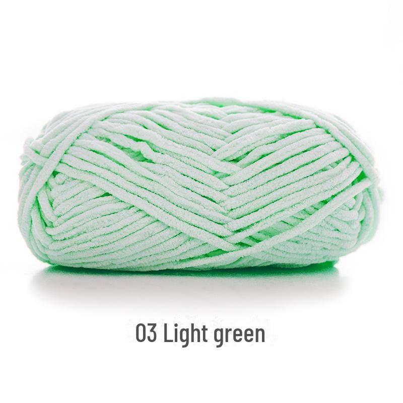 Snowball Mengzaizi DIY Wool Crochet Kit: Knitted Blanket, Scarf, Doll, Slippers