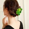 Acrylic Hair Claw Lizard Shaped Fade-Resistant Back Head Hair Clip Anti-slip Design Lightweight Comfortable Hair Claw