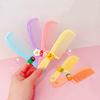 Portable Mini Kids Comb Cute Cartoon Children Hair Comb Soft Bristles For Baby Toddler Girls Boys Hair Styling Travel Size