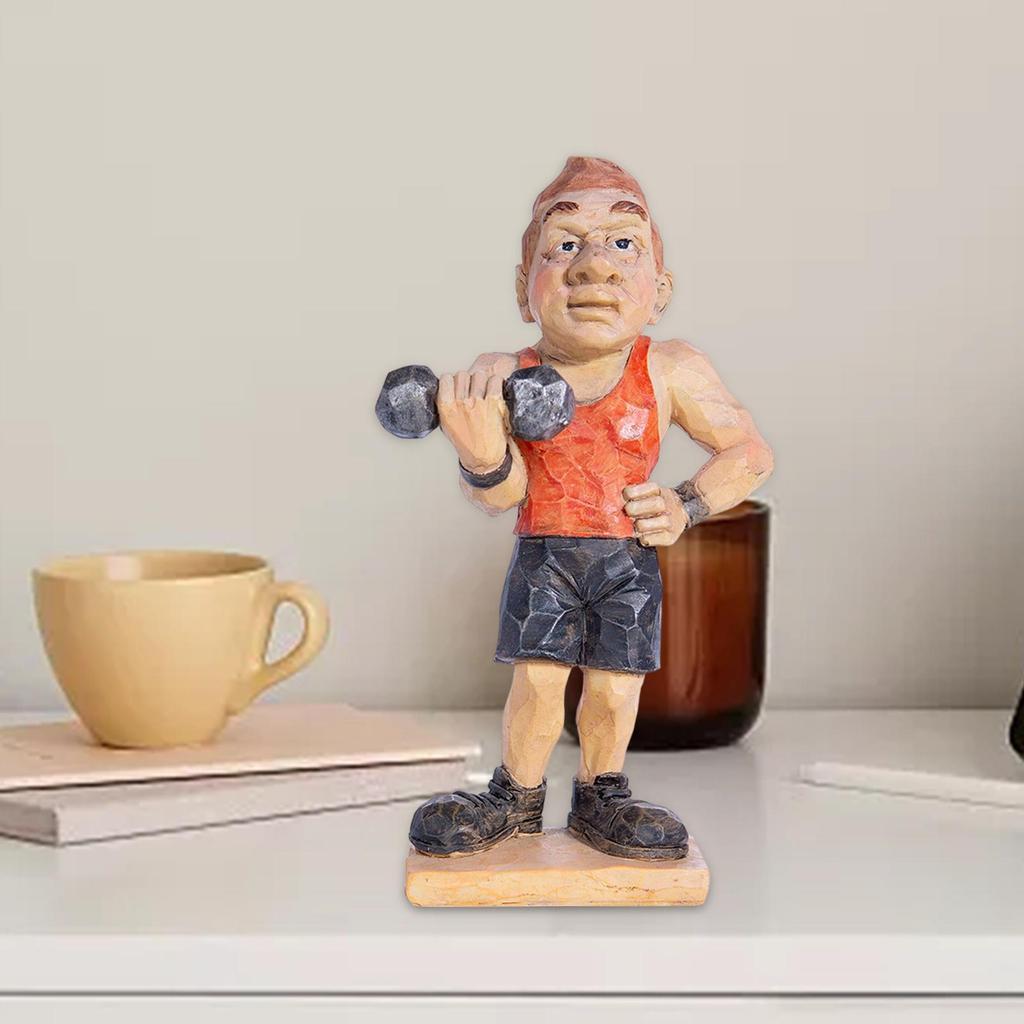 Professional People Figures Standing Figures Resin Doll Statues Sculpture for Table Centerpieces Rustic Cabinet Figures Decor