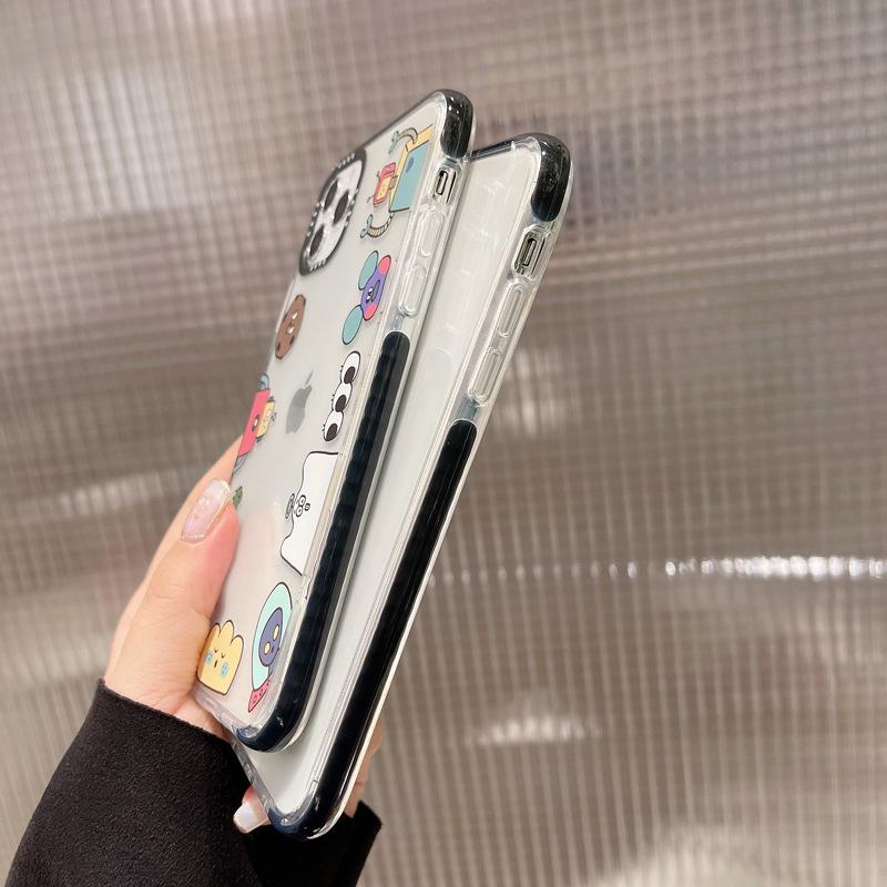 Мультяшный монстр для IPhone 16, Чехол для телефона Apple 15 Pro Max, Совместим с 14 и 13 Plus, Доступен в различных размерах