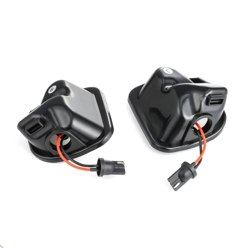 2x белых светодиодных лампы подсветки луж под боковым зеркалом для VW Volkswagen Jetta 10-15/EOS 09-11/Passat B7 2010~/CC 09-12/Scirocco 09-14