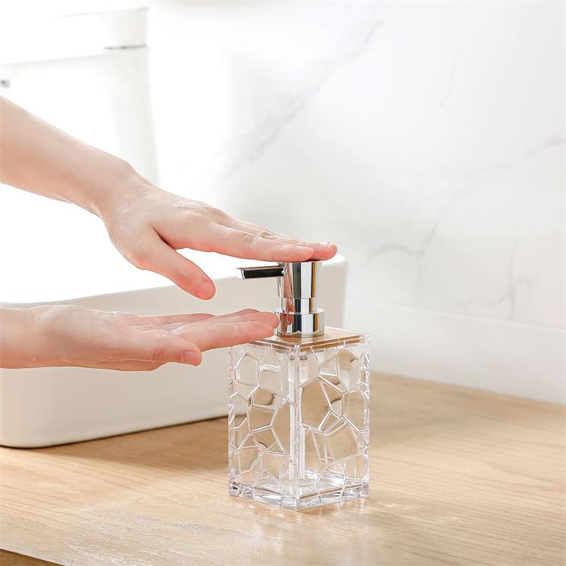 Прозрачный дозатор для мыла, 320 мл, дозатор лосьона, классический полезный пресс-бутылка для дома, ванной комнаты, бутылка для мыла и шампуня для рук