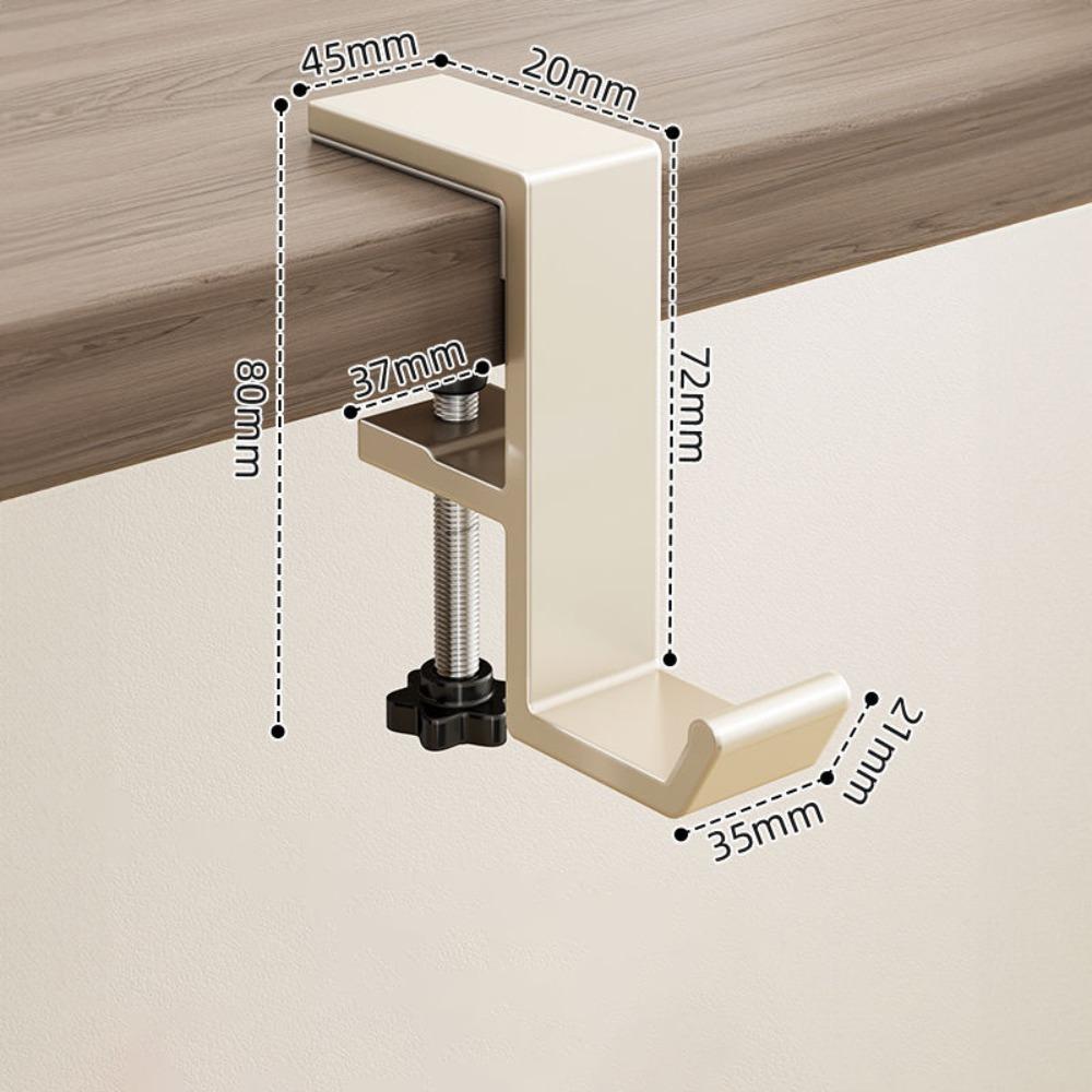 Металлический крючок для наушников, зажимной держатель для наушников, новый подвес для рюкзака, под стол