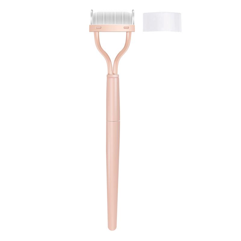 Eyelash Curler and Ultra-Fine Steel Comb for Long-Lasting Curl and Separation