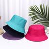 Women Men Outdoor Sunscreen Casual Candy Color Bucket Hat Sun Caps Fisherman Cap