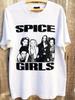 Лето в Америке Новая Spice Girl Идея для подарка Черный Подходит как для унисекс, так и для женщин Футболка Уличный стиль Унисекс рубашка