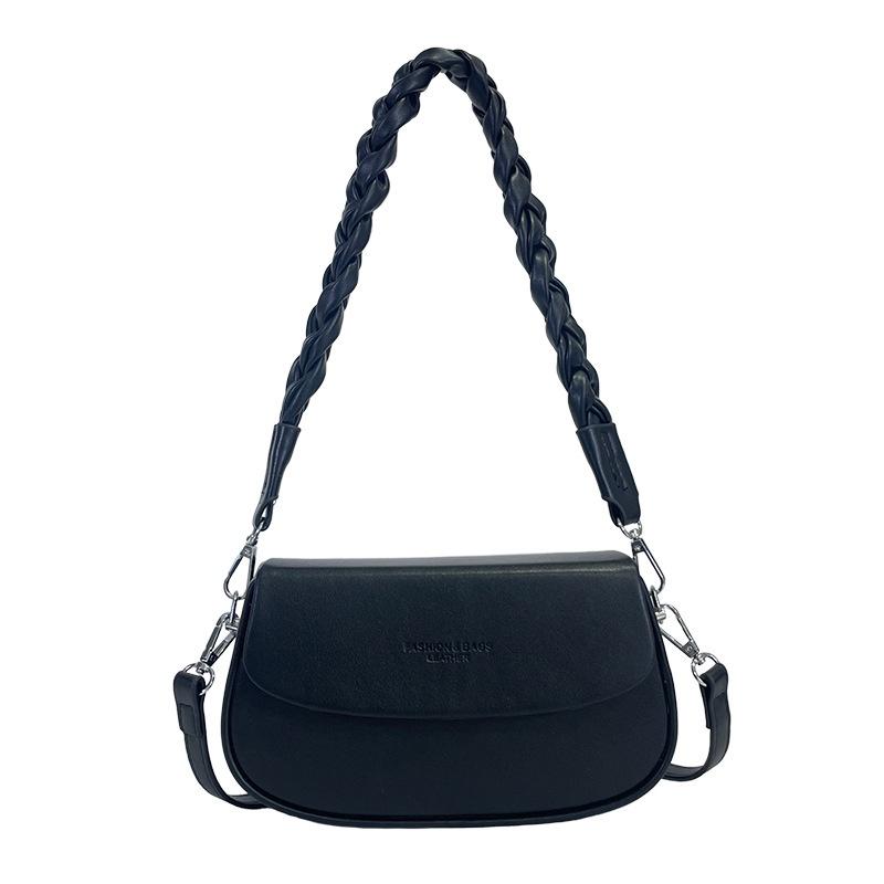 IELGY Женская седельная сумка, простая, модная и модная квадратная сумка на одно плечо в иностранном стиле с диагональным пролетом.