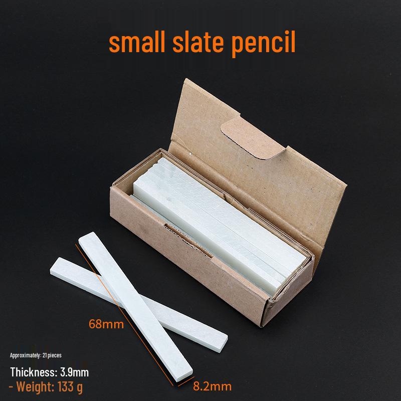 Утолщенный белый стеатитовый карандаш для детской доски, строительства и маркировки сварщика