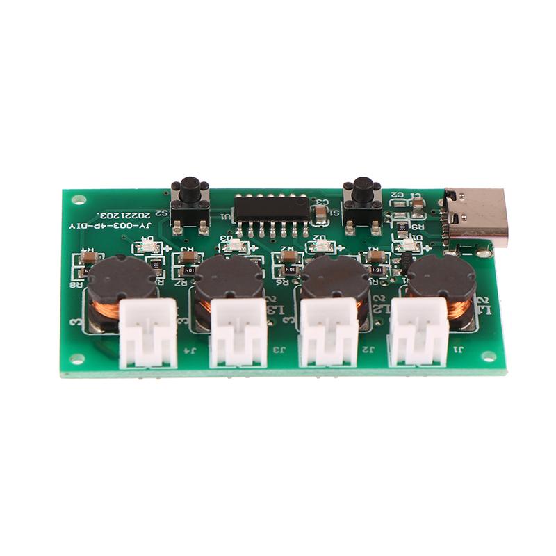 Мини-увлажнитель DC5V Type-C, наборы для самостоятельного изготовления, плата управления туманообразователем, 4 листа пленки для распыления тумана, модуль колебаний