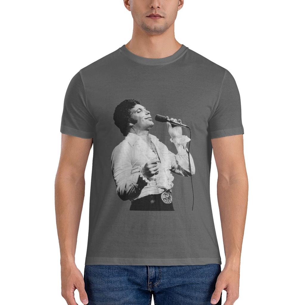 Tom Jones Live Rescue Me Era 1979 Vintage 90s Drapey Tshirt Minimalist Commuting Solid Colors Tees