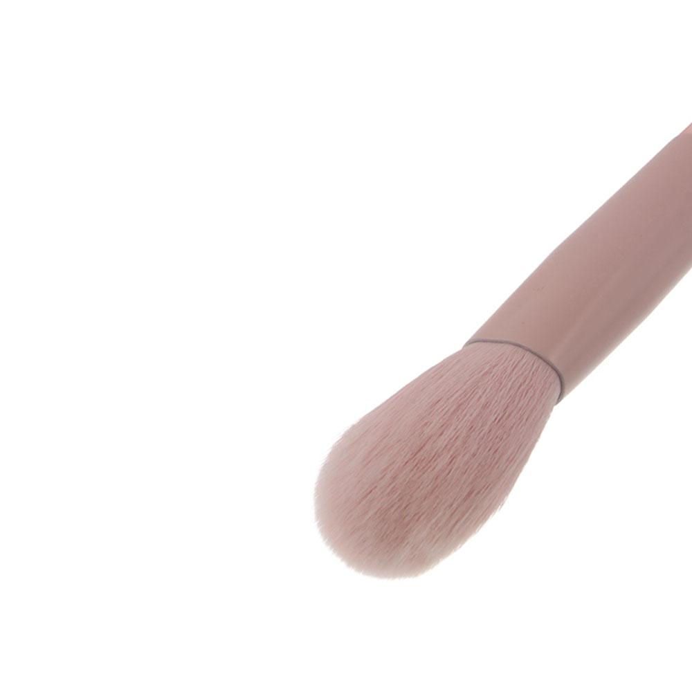 10Pcs/Set Candy Color Mini Size Makeup Brush Set Translucent Jelly Pink Cosmetic Brush Make Up Tool