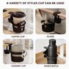 360° Rotating Desk Cup Holder Clamp Anti-Spill Clip on Table Cup Holder Rotatable Water Bottle Stand Drink Coffee Mug Storage Cup Holders 5