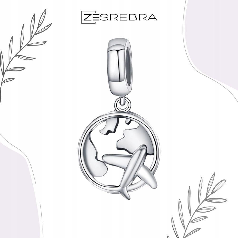 Charms Pr 925 Plane World Bead Pendant Beads Travel Gift