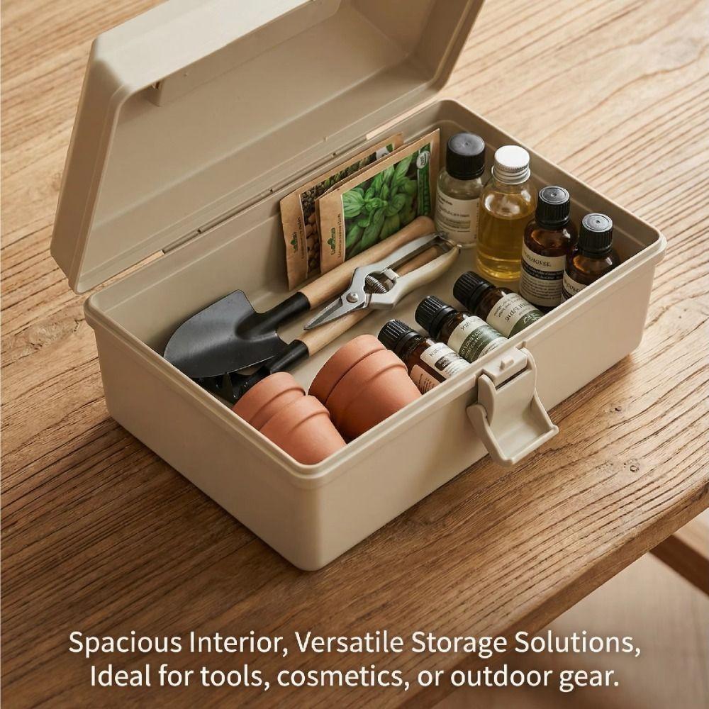 Durable Tool Box Large Capacity Travel Suitcase Multifunctional Car Trunk Storage Box Outdoor