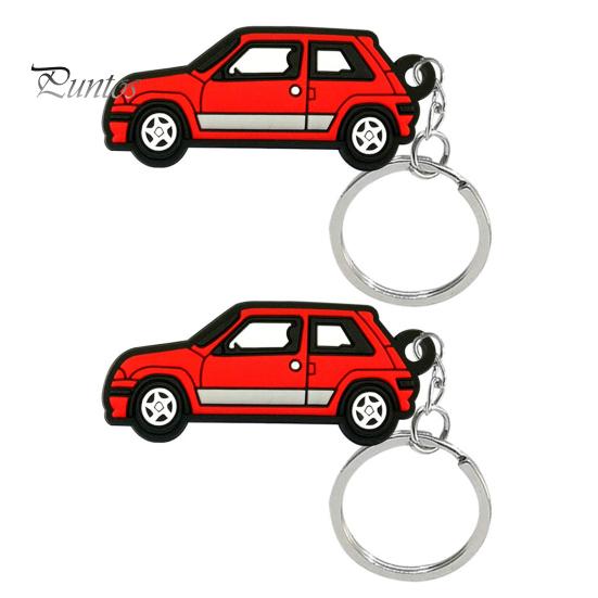 2 шт. брелоки мультяшная форма автомобиля яркий цвет висит нежное ремесленное украшение неувядающее кольцо для ключей из ПВХ подвески автомобильный кулон