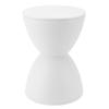 Hourglass Shaped Stool Plastic Modern Simple Nordic Style Household Round Stool for Bathroom