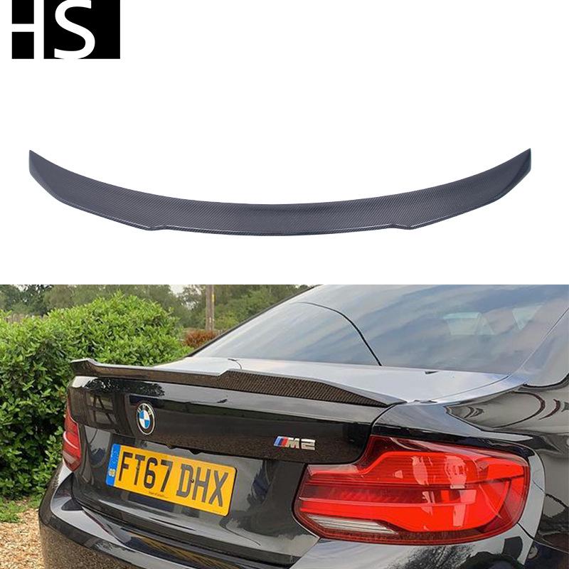 CS Style Carbon Fiber Rear Wing Spoiler for BMW 2 Series F22 F23/M2 F87 (2014-2020)